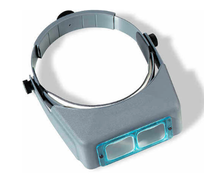 Headband Binocular Magnifier Optivisor Helmet, Soldering Binoculars