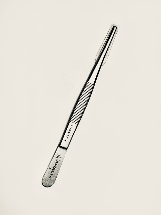 Forceps- Excelta Style-21 6 Inch Blunt-Nosed Serrated